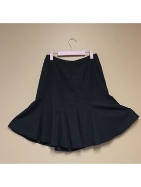 Yansi Fugel Black Midi Skirt